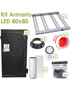 Kit Armario LED 80x80 Agrolite